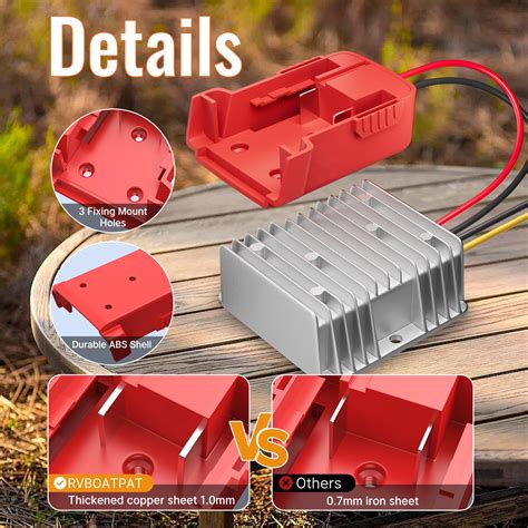 Snapklik Step Down Converter V To V For Milwaukee M Power