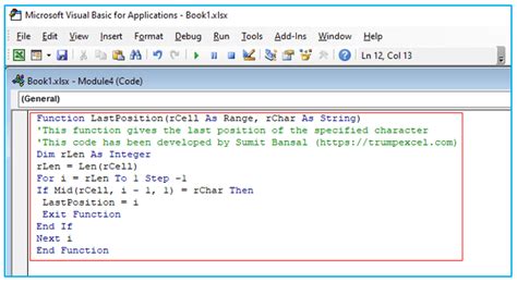 How Do You Find The Last Occurrence Of Character In A String In Excel