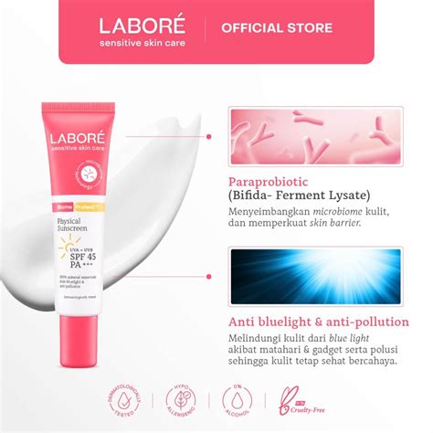 LABORE Biome Protect Physical Sunscreen 30ml Mineral Sunscreen