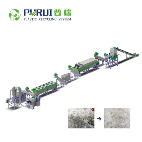 Pp Pe Film Pp Woven Bag Plastic Recycling Line Purui Machinery