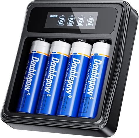 Doublepow Aa Rechargeable Lithium Battery With Lcd Nepal Ubuy