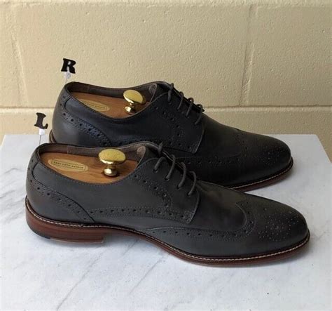 Mens Joseph Abboud Lace Up Leather Oxford Brogue Wingtip Derby Shoes Sz Us 11 5 Ebay