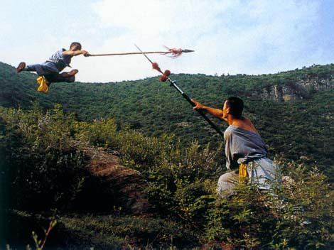 Chinese Spear Qiang Bow Staff Shaolin Kung Fu Dynamic Poses Dnd