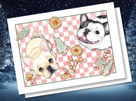 French Bulldog Christmas Cards French Bulldog Holiday Cards - Etsy