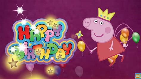 HAPPY BIRTHDAY SONG WITH PEPPA PIG | FUNNY HAPPY BIRTHDAY SONG FOR ...