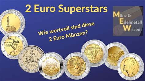 Superstars der 2 Euro Münzen Selten wertvoll besonders diese 2 Euro