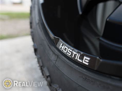 RealView Of Hostile Hammered H103 8 Lug Asphalt 20x12 44 H103