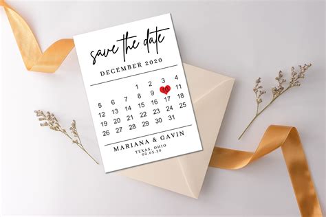 Save The Date Printable