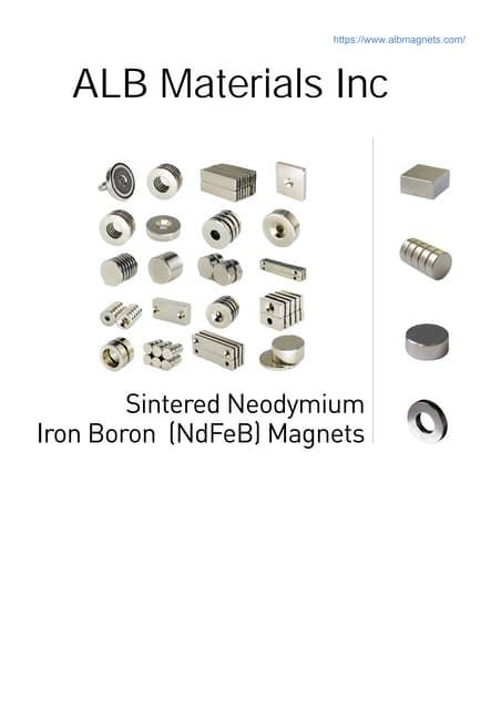 Neodymium Iron Boron (NdFeB) Magnets Grades Data | PDF