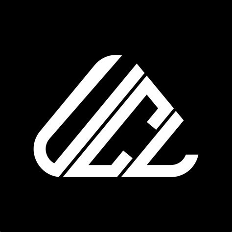 Diseño Creativo Del Logotipo De La Letra Ucl Con Gráfico Vectorial