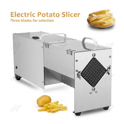 Itop Les1electric Potato Slicer Food Grade Stainless Steel French Fries