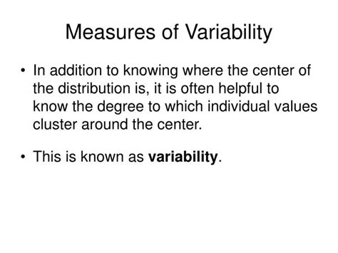 Ppt Measures Of Variability Powerpoint Presentation Free Download Id565465