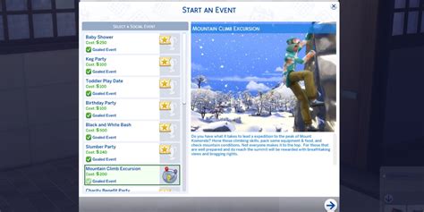 The Sims 4 Snowy Escape How To Complete The Mountain Climb Excursion