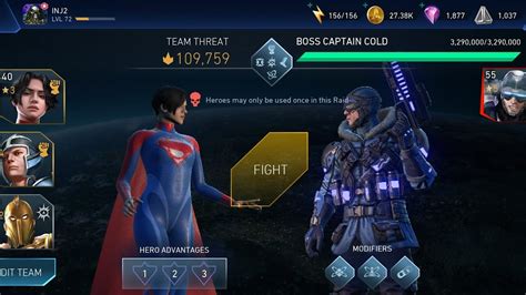 Sub Boss Captain Cold League Raid Event Fights Injustice Mobile