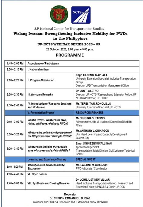 Walang Iwanan Strengthening Inclusive Mobility For Pwds In The