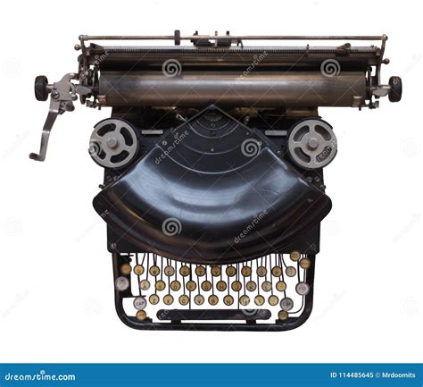 Old Fashioned Typewriter Stock Image Image Of Book 114485645