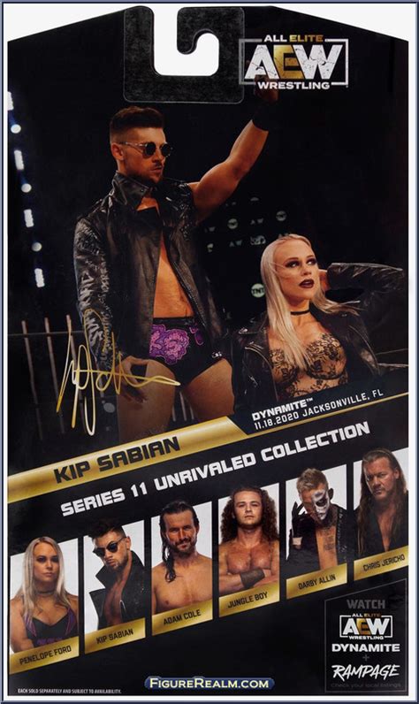 Kip Sabian Aew Unrivaled Series Jazwares Action Figure