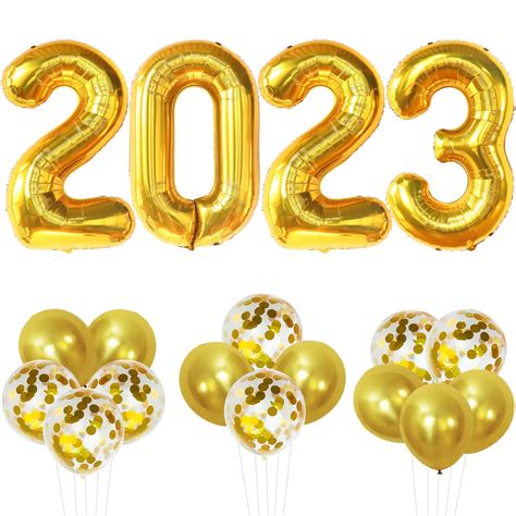 Buy Katchon Gold Balloon Numbers Set Huge Inch Pack Of