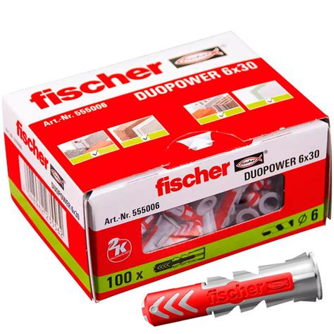 Buchas Duopower 6X30 Caixa De 100 Un Fischer Nicolau Rosa Lda