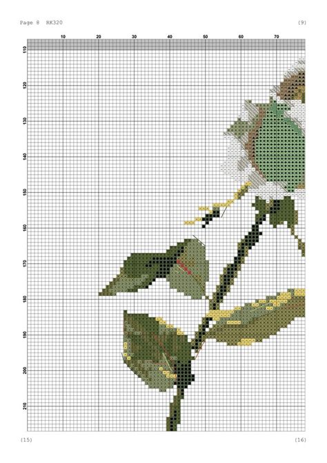 Pin on caminho de mesa em pontos de cruz 7 | Cross stitch flowers ...