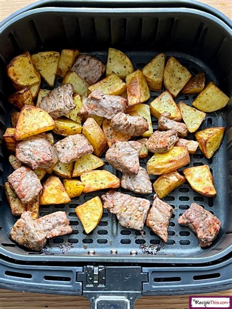 Recipe This Air Fryer Steak Bites And Potatoes