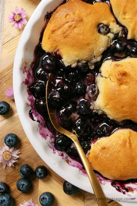 Bisquick Blueberry Cobbler