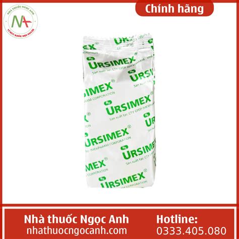 Thuốc Ursimex là thuốc gì, có tác dụng gì, giá bao nhiêu, mua ở đâu?