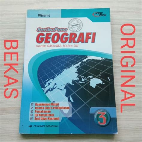 Jual Buku Seri Soal Seribupena Seribu Pena Geografi Kelas 12 Xii 3 Iii Sma Ma Penerbit Erlangga