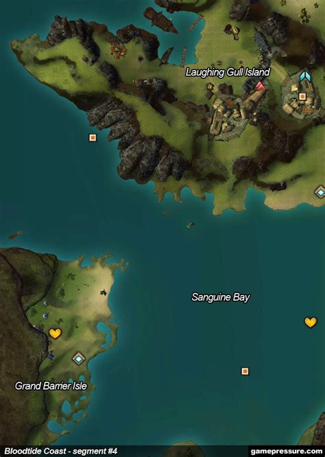 Bloodtide Coast Maps Guild Wars Game Guide Gamepressure