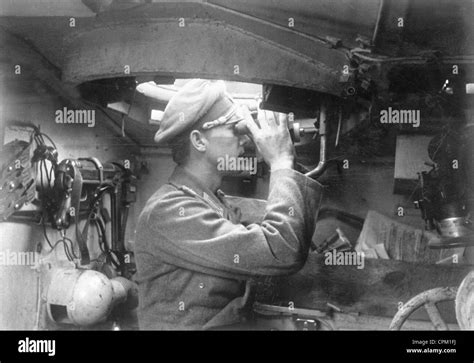 German StuG commander in his tank, 1944 Stock Photo: 48383430 - Alamy