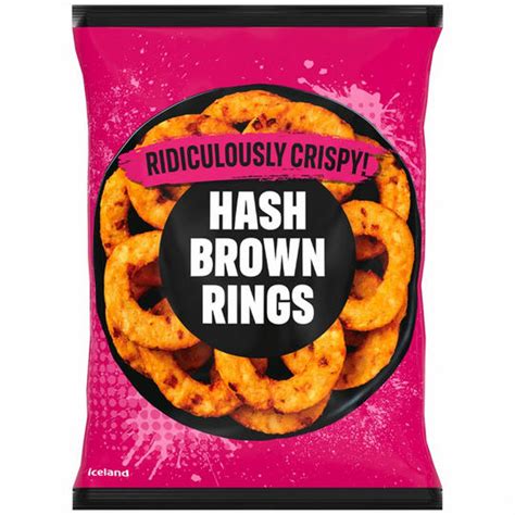 Iceland Hash Brown Onion Rings 800g Air Fryer Food Iceland Foods