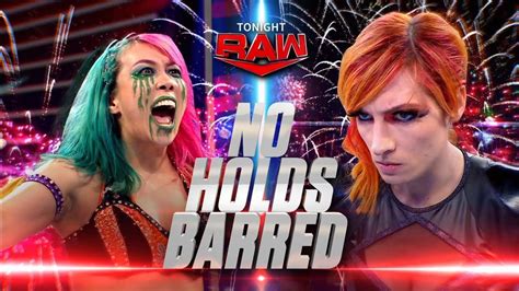 Asuka Vs Becky Lynch No Holds Barred Match Wwe Raw 04 07 2022 En