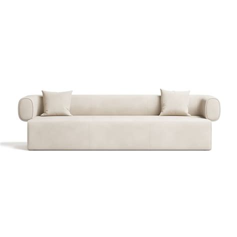 Free Shipping On Modern Off White Leath Aire Upholstered Seater