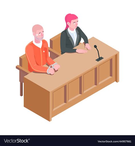 Guilty With Defendant Composition Royalty Free Vector Image