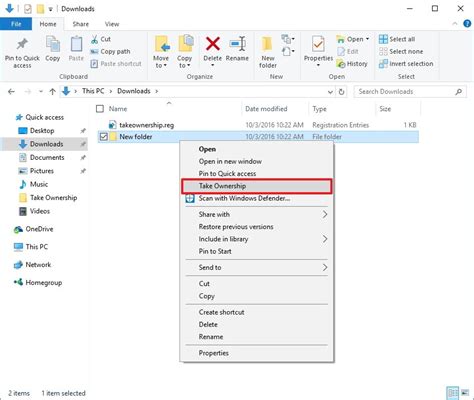 How To Take Ownership Of Files On Windows 10 With A Right Click