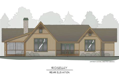 Ridgeway Timber Frame Floor Plan By Mill Creek Timber Frame Floor