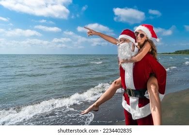 Santa Holding Bikini Stock Photos Images Photography Shutterstock