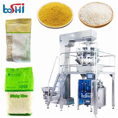 New Full Automatic Beans Corns Grains Rice Weighing Packing