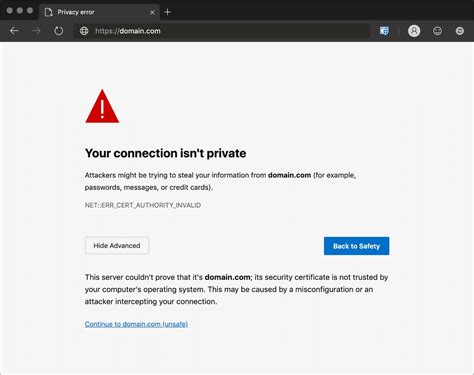 How To Fix The Net Err Cert Authority Invalid Browser Error