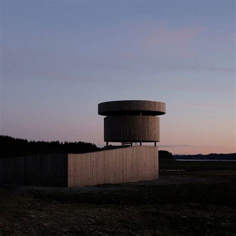 This Wooden Tower By Architect Lars J Berge Provides An Accessible Hide