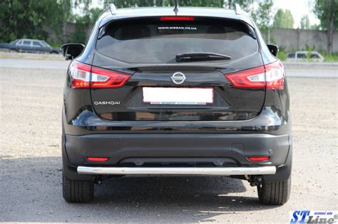 Nissan Qashqai J11 (14-17) защитная дуга защита заднего бампера на для ...