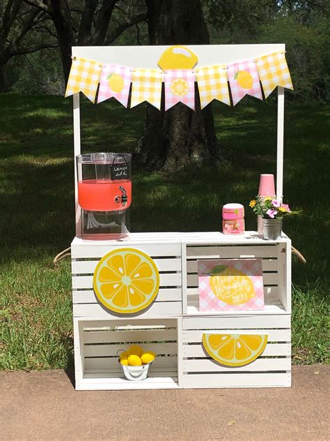 Lemonade Stand Complete With All Accessories And Decor Etsy