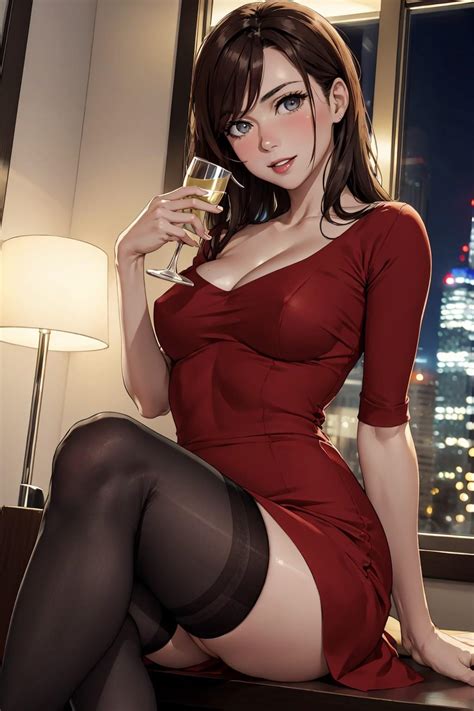 MILF In Hotel Room After Office Party R HentaiAI