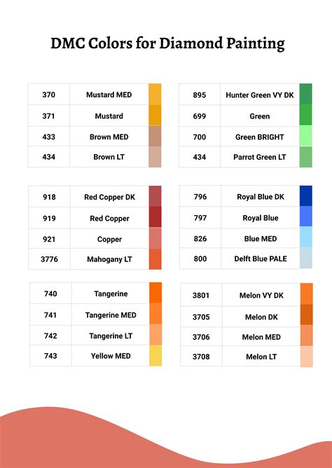 Family Diamond Painting DMC Color Chart in Illustrator, PDF - Download ...