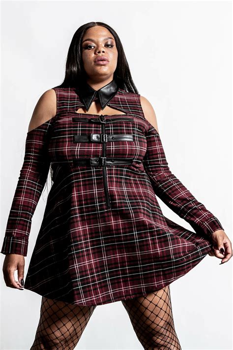 Női ruha KILLSTAR Chaotica BLOOD TARTAN KSRA003919 Metalshop hu