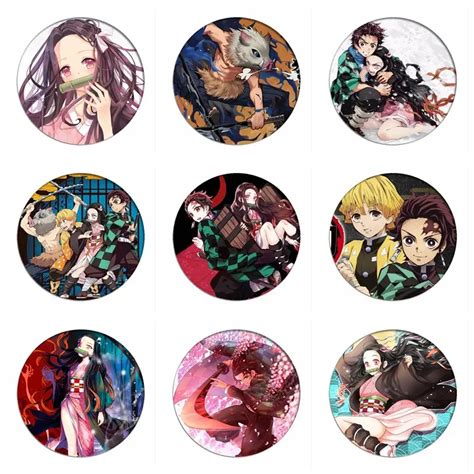 Аниме Значок Косплея Nezuko Cosplay Accessories Badges Anime Demon