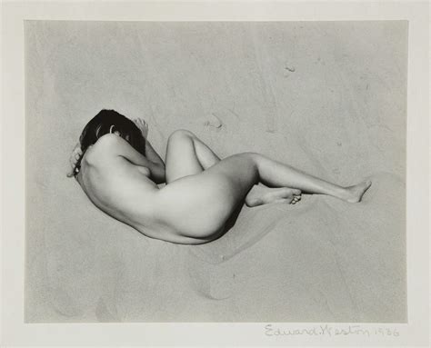 Edward Weston Nude On Sand 1936 Artsy