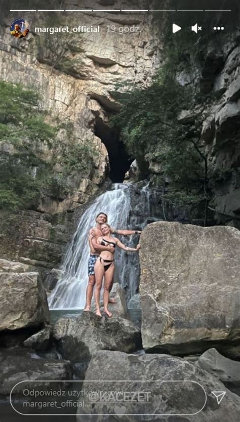 Wtulona W M A Margaret Pozuje W Fantazyjnym Bikini Na Meksyka Skich Wakacjach Zdj Cia Pudelek