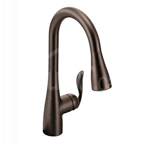 7594orb Moen 7594orb Arbor 1 Lever Handle High Arc Pull Down Spray Kitchen Faucet Oil Rubbed