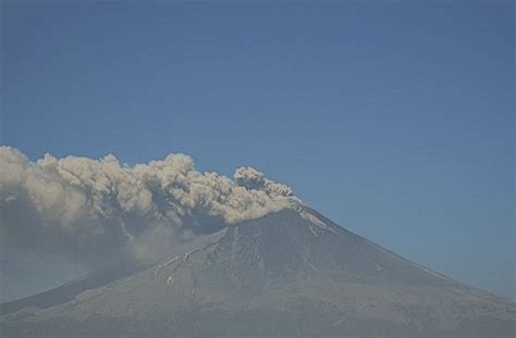 Volcán Popocatépetl Advierten por caída de ceniza en 6 estados del